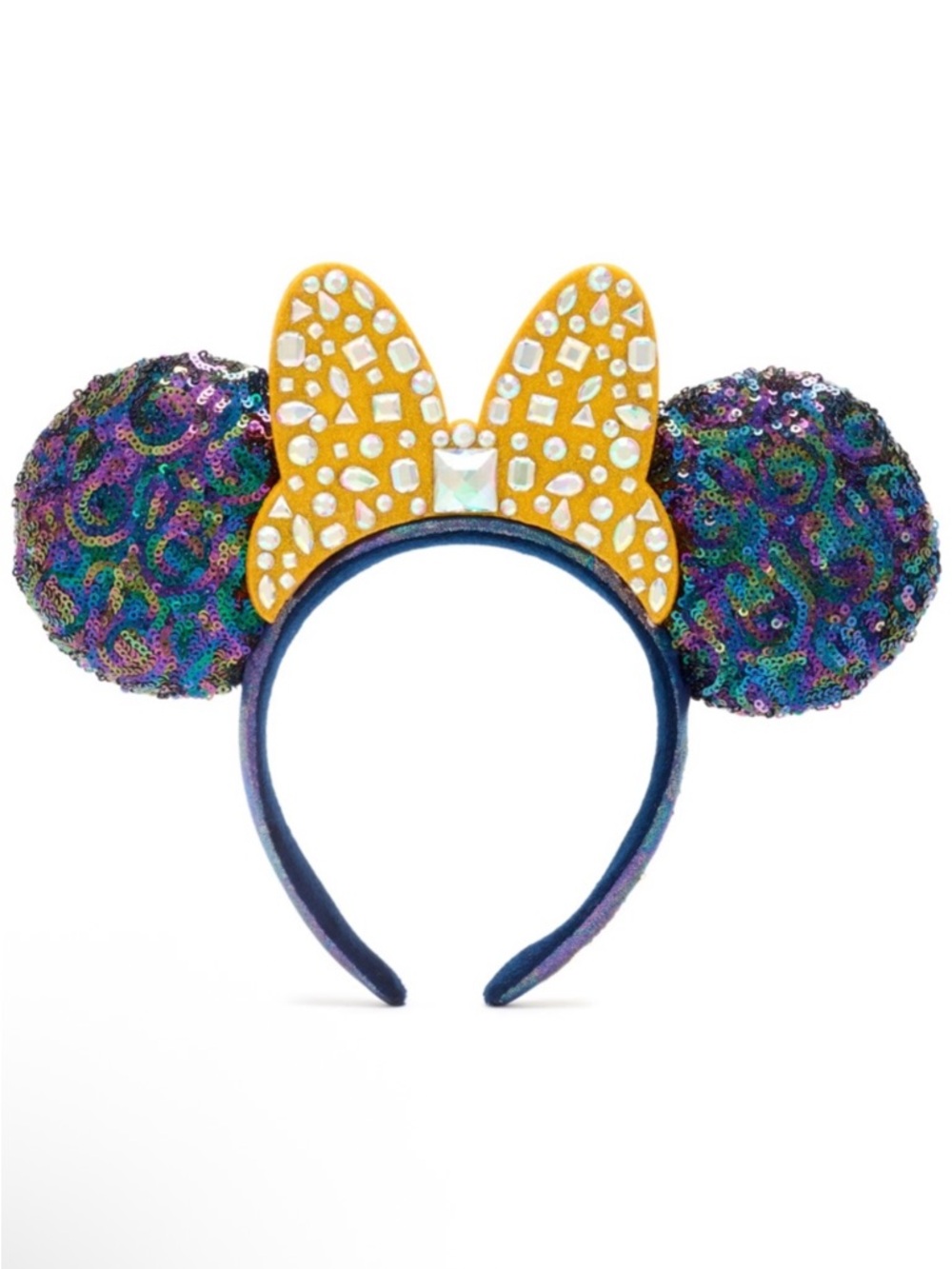 Walt Disney World 50th anniversary Minnie Mouse Jeweled Ears Headband